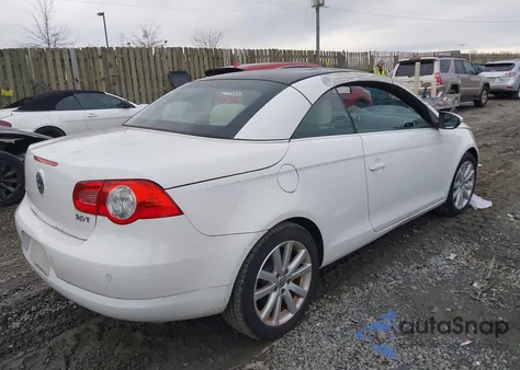 2009 Volkswagen Eos Turbo z USA, uszkodzony, nr VIN WVWBA71F09V013221